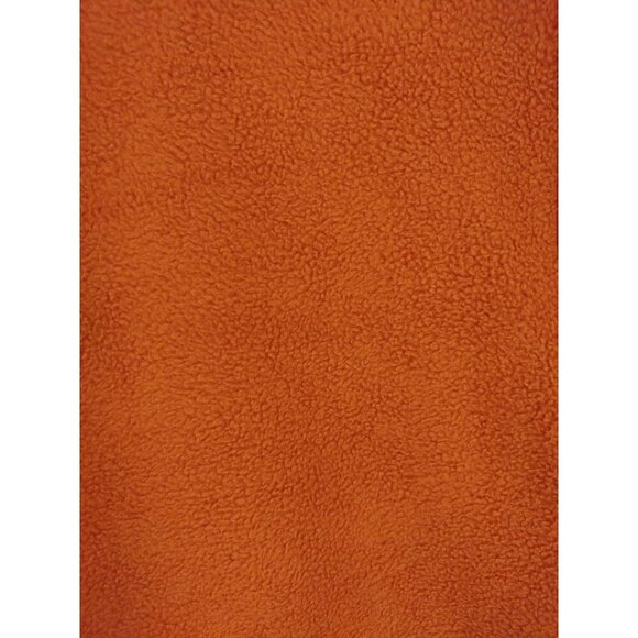 Goodfellow & Co Recycled Polyester Orange Fleece Jacket Men's XL. NWT - Picture 4 of 9